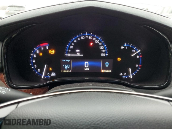 2014 Cadillac CTS Luxury RWD with VIN 1G6AR5SX7E0185501, listed as a Copart auction lot 44341465 with 112,931 mi miles and Salvage Title. Bid and sale history available at carsss.com. Image 9.