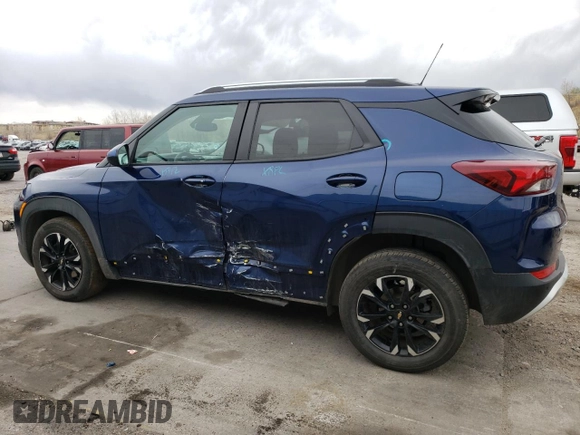 2022 Chevrolet TrailBlazer LT with VIN KL79MPS22NB144676, listed as a Copart auction lot 50636025 with 43,422 mi miles and Non Repairable. Bid and sale history available at carsss.com. Image 2.
