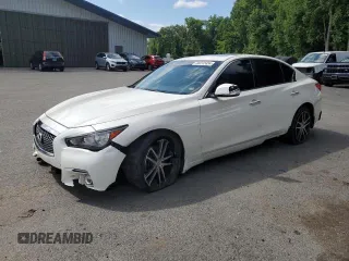 2016 Infiniti Q50 3.0t Premium with VIN JN1EV7AR8GM340953, listed as a Copart auction lot 52172565 with 65,130 mi miles and Clean Title. Bid and sale history available at carsss.com. Image 1.