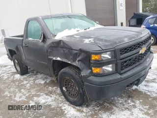 2015 Chevrolet Silverado 1500 Work Truck with VIN 1GCNKPEH2FZ425280, listed as a IAAI auction lot 41163090 with 62,766 mi miles. Bid and sale history available at carsss.com. Image 1.