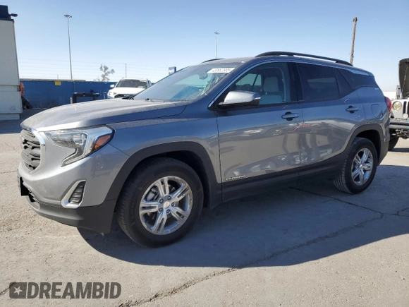 2019 GMC Terrain SLE with VIN 3GKALMEV3KL155790, listed as a Copart auction lot 48562305 with 59,575 mi miles and Salvage title. Bid and sale history available at DreamBid. Image 1.