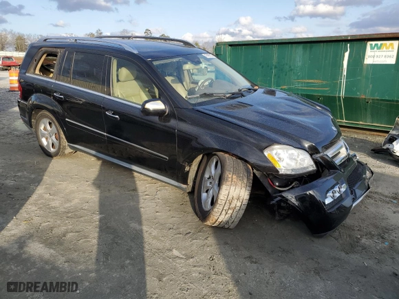 2010 Mercedes-Benz GL-Class GL 450 with VIN 4JGBF7BE0AA585453, listed as a Copart auction lot 47406105 with 188,890 mi miles and Salvage Title. Bid and sale history available at carsss.com. Image 4.