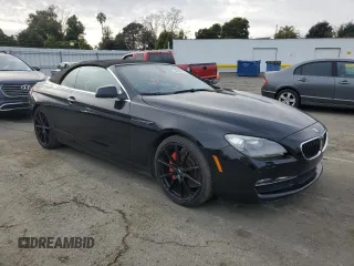 2012 BMW 6 Series 640i with VIN WBALW7C53CC618666, listed as a Copart auction lot 46068475 with 144,296 mi miles and Clean Title. Bid and sale history available at carsss.com. Image 4.
