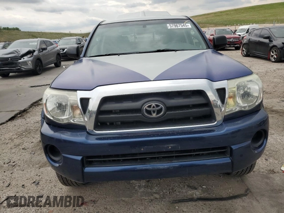 2005 Toyota Tacoma PreRunner with VIN 5TENX62N95Z048570, listed as a Copart auction lot 57967545 with 262,676 mi miles and Salvage title. Bid and sale history available at DreamBid. Image 5.