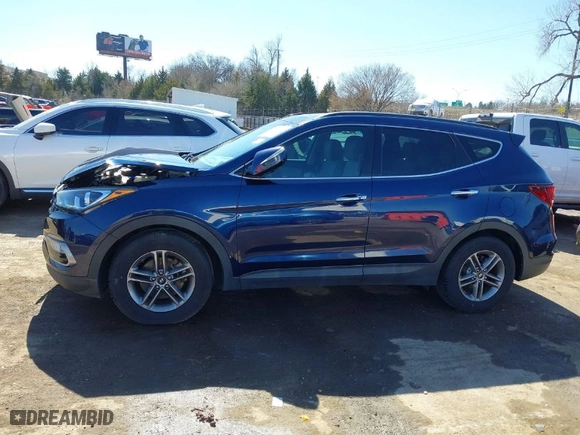 2017 Hyundai Santa Fe Sport Luxury with VIN 5XYZUDLB5HG415837, listed as a IAAI auction lot 41767734 with 128,862 mi miles. Bid and sale history available at carsss.com. Image 14.