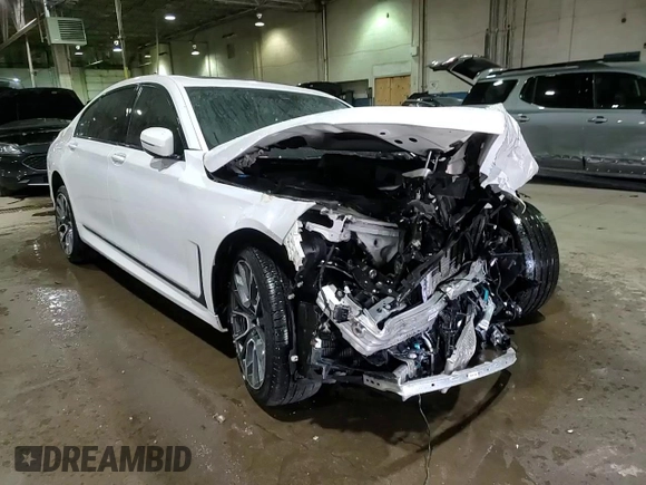 2020 BMW 7 Series 740i with VIN WBA7T2C00LCD61647, listed as a Copart auction lot 48110735 with 72,365 mi miles and Non repairable. Bid and sale history available at DreamBid. Image 14.