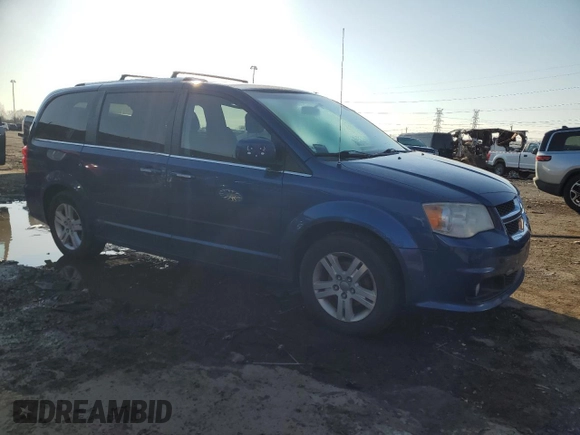 2011 Dodge Grand Caravan Crew with VIN 2D4RN5DG2BR727858, listed as a Copart auction lot 51956105 with 176,678 mi miles and Clean Title. Bid and sale history available at DreamBid. Image 4.