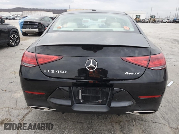2019 Mercedes-Benz CLS with VIN WDD2J5KB2KA038835, listed as a Copart auction lot 85760484 with 33,811 mi miles and Salvage Title. Bid and sale history available at carsss.com. Image 6.