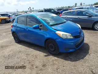 2012 Toyota Yaris L with VIN JTDKTUD37CD536114, listed as a IAAI auction lot 41937218 with 206,621 mi miles and . Bid and sale history available at DreamBid. Image 1.