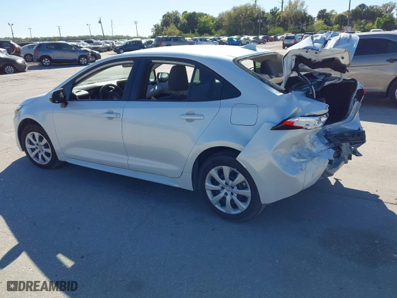 2024 Toyota Corolla Hybrid LE with VIN JTDBCMFE7R3050089, listed as a IAAI auction lot 41737082 with 39,106 mi miles. Bid and sale history available at carsss.com. Image 3.