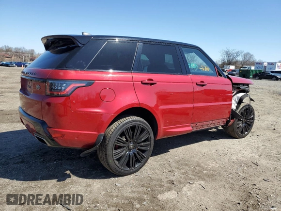 2019 Land Rover Range Rover Sport HSE Dynamic z VIN SALWV2SV3KA848928, wystawiony jako Copart lot #50221645 z przebiegiem 93 727 mil mil oraz Szkoda całkowita • Salvage title. Historia ofert i sprzedaży dostępna na DreamBid. Obrazek 3.