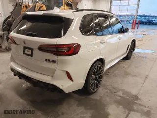 2023 BMW X5 M with VIN 5YMJU0C04P9N91130, listed as a IAAI auction lot 41218261 with 1 mi miles. Bid and sale history available at carsss.com. Image 4.