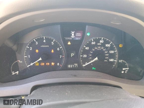 2010 Lexus RX 350 z VIN 2T2BK1BA0AC033324, wystawiony jako Copart lot #58541915 z przebiegiem 183 717 mil mil oraz Szkoda całkowita • Salvage title. Historia ofert i sprzedaży dostępna na DreamBid. Obrazek 9.