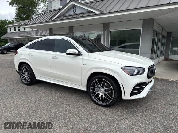 2022 Mercedes-Benz GLE 53 AMG with VIN 4JGFD6BB0NA803064, listed as a IAAI auction lot 42538236 with 55,899 mi miles and . Bid and sale history available at DreamBid. Image 1.
