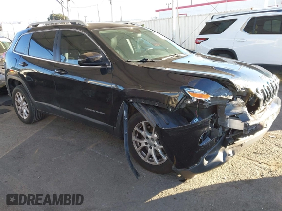 2015 Jeep Cherokee Latitude with VIN 1C4PJLCB7FW632624, listed as a IAAI auction lot 41413648 with 110,274 mi miles. Bid and sale history available at carsss.com. Image 1.