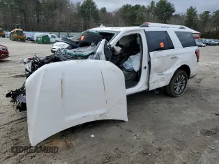 2018 Ford Expedition Limited with VIN 1FMJU2AT4JEA38294, listed as a Copart auction lot 46276555 with 0 mi miles and Salvage Title. Bid and sale history available at carsss.com. Image 1.