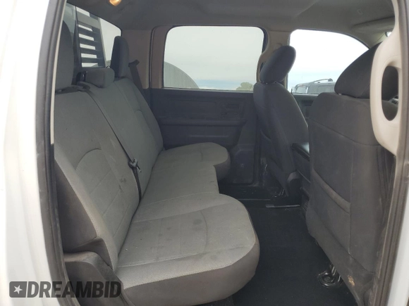 2023 Ram 1500 Express with VIN 3C6RR7KT9PG658247, listed as a Copart auction lot 57168235 with 30,253 mi miles and Salvage title. Bid and sale history available at DreamBid. Image 10.