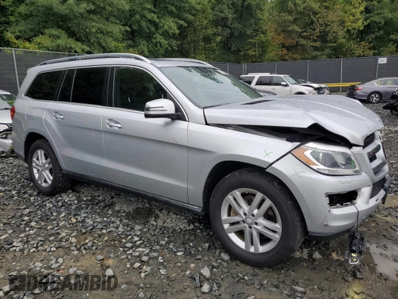 2016 Mercedes-Benz GL with VIN 4JGDF6EE8GA650475, listed as a Copart auction lot 66325814 with 189,223 mi miles and Salvage Title. Bid and sale history available at carsss.com. Image 4.