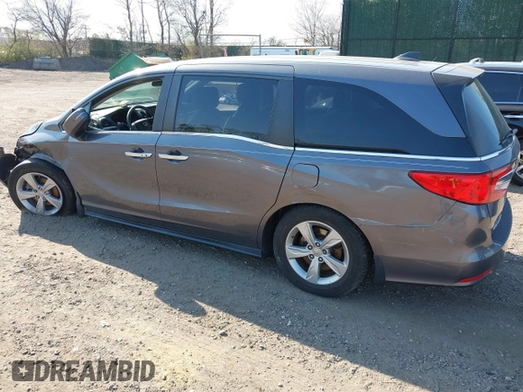 2019 Honda Odyssey EX with VIN 5FNRL6H53KB015260, listed as a IAAI auction lot 42106324 with 67,447 mi miles. Bid and sale history available at carsss.com. Image 3.