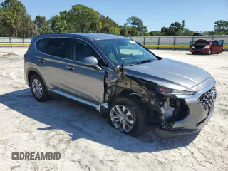2019 Hyundai Santa Fe SE with VIN 5NMS2CAD7KH098372, listed as a Copart auction lot 50815165 with 92,377 mi miles and Non Repairable. Bid and sale history available at DreamBid. Image 4.