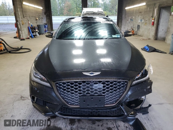 2019 Genesis G80 3.8L with VIN KMTFN4JEXKU324695, listed as a Copart auction lot 72415734 with 39,787 mi miles and Salvage Title. Bid and sale history available at carsss.com. Image 5.