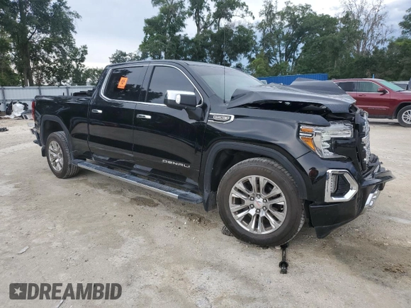 2020 GMC Sierra 1500 Denali with VIN 1GTU9FED5LZ267544, listed as a Copart auction lot 61575405 with 37,528 mi miles and Non repairable. Bid and sale history available at DreamBid. Image 4.