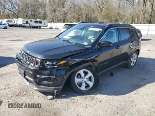 2019 Jeep Compass Altitude with VIN 3C4NJCBB9KT614537, listed as a Copart auction lot 53505475 with 120,623 mi miles and Salvage title. Bid and sale history available at DreamBid. Image 1.