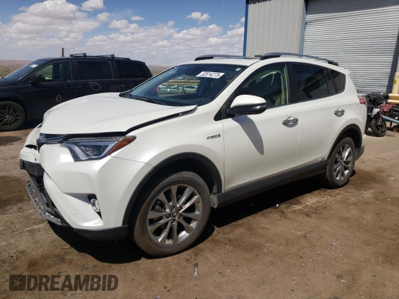 2017 Toyota RAV4 Hybrid Limited with VIN JTMDJREV5HD124597, listed as a Copart auction lot 52014275 with 32,136 mi miles and Salvage Title. Bid and sale history available at carsss.com. Image 1.