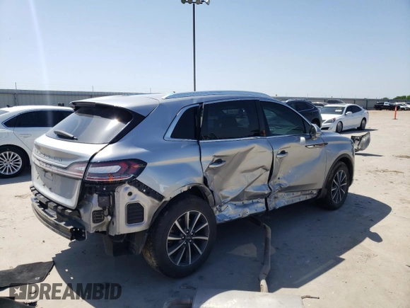2021 Lincoln Nautilus Standard with VIN 2LMPJ6J98MBL10526, listed as a Copart auction lot 52831765 with Not provided miles and Salvage title. Bid and sale history available at DreamBid. Image 3.