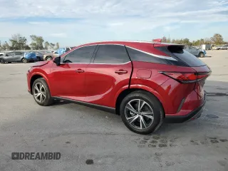 2023 Lexus RX with VIN JTJCHMAA4P2001782, listed as a Copart auction lot 83539864 with 13,648 mi miles and Non Repairable. Bid and sale history available at carsss.com. Image 2.