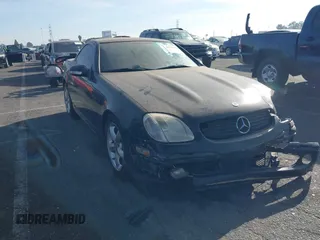 2003 Mercedes-Benz SLK 320 with VIN WDBKK65FX3F283784, listed as a IAAI auction lot 41152256 with 147,594 mi miles and . Bid and sale history available at DreamBid. Image 1.
