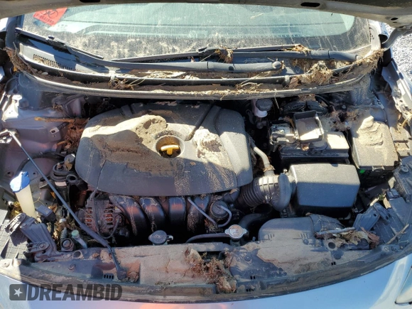 2015 Hyundai Elantra with VIN KMHD35LH1FU241165, listed as a Copart auction lot 76414174 with Not Provided miles and Salvage Title. Bid and sale history available at DreamBid. Image 11.