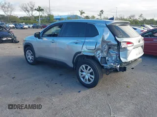 2022 Toyota Corolla Cross L with VIN 7MUAAAAG6NV010688, listed as a IAAI auction lot 41212520 with 50,075 mi miles and . Bid and sale history available at DreamBid. Image 3.