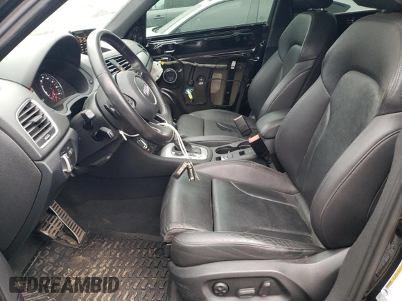2015 Audi Q3 2.0T Prestige with VIN WA1GFCFS7FR003855, listed as a Copart auction lot 83591274 with 99,873 mi miles and Salvage Title. Bid and sale history available at carsss.com. Image 7.