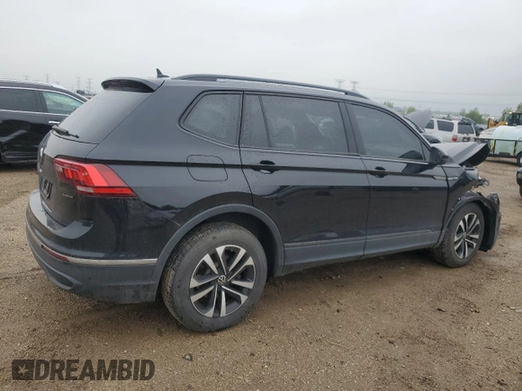 2022 Volkswagen Tiguan S z VIN 3VV0B7AX9NM058029, wystawiony jako Copart lot #57146035 z przebiegiem 40 070 mil mil oraz Szkoda całkowita • Salvage title. Historia ofert i sprzedaży dostępna na DreamBid. Obrazek 3.