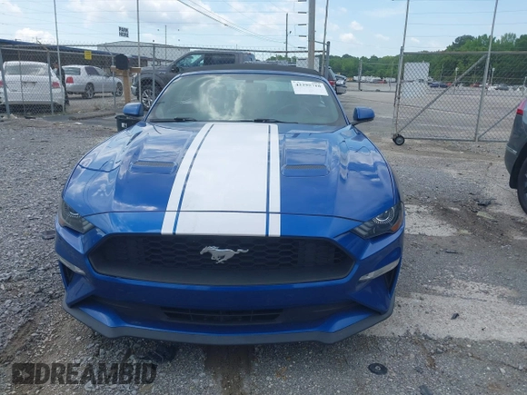 2018 Ford Mustang EcoBoost Premium z VIN 1FATP8UH3J5124748, wystawiony jako IAAI lot #42295710 z przebiegiem 143 000 mil mil oraz . Historia ofert i sprzedaży dostępna na DreamBid. Obrazek 12.