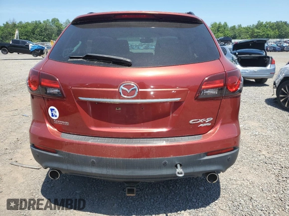 2014 Mazda CX-9 Grand Touring with VIN JM3TB3DVXE0433886, listed as a Copart auction lot 62325285 with 114,343 mi miles and Clean title. Bid and sale history available at DreamBid. Image 6.