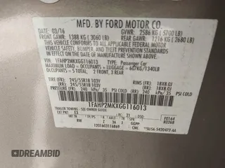 2016 Ford Police Interceptor z VIN 1FAHP2MKXGG116013, wystawiony jako IAAI lot #42237717 z przebiegiem 104 137 mil mil oraz . Historia ofert i sprzedaży dostępna na DreamBid. Obrazek 9.
