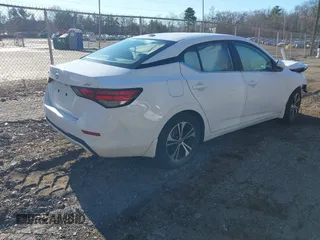 2020 Nissan Sentra SV with VIN 3N1AB8CVXLY268393, listed as a IAAI auction lot 41212049 with 49,711 mi miles. Bid and sale history available at carsss.com. Image 4.