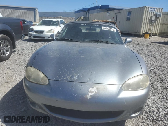 2002 Mazda MX-5 Miata Cloth with VIN JM1NB353120225910, listed as a Copart auction lot 49684455 with Not provided miles and Salvage title. Bid and sale history available at DreamBid. Image 5.