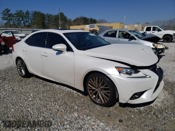 2016 Lexus IS 200t with VIN JTHBA1D22G5017417, listed as a Copart auction lot 46796445 with 97,721 mi miles and Salvage Title. Bid and sale history available at DreamBid. Image 4.