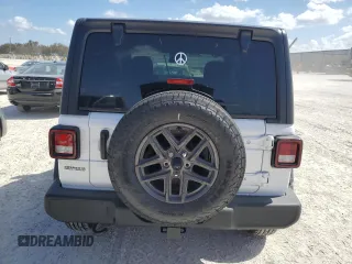 2024 Jeep Wrangler Sport with VIN 1C4PJXAG9RW124892, listed as a Copart auction lot 76882324 with Not provided miles and Salvage title. Bid and sale history available at DreamBid. Image 6.