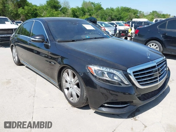 2014 Mercedes-Benz S-Class S 550 with VIN WDDUG8CB9EA009280, listed as a IAAI auction lot 42001730 with 217,213 mi miles. Bid and sale history available at carsss.com. Image 1.