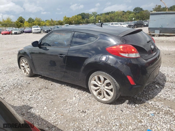 2013 Hyundai Veloster w/Gray Int with VIN KMHTC6AD8DU156001, listed as a Copart auction lot 73138844 with 151,366 mi miles and Clean Title. Bid and sale history available at carsss.com. Image 2.