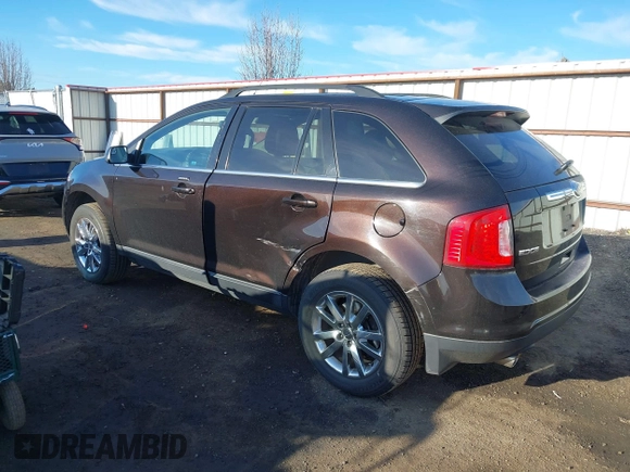 2013 Ford Edge Limited with VIN 2FMDK4KC3DBB46712, listed as a IAAI auction lot 41877363 with 105,436 mi miles. Bid and sale history available at carsss.com. Image 3.
