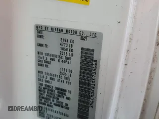 2021 Nissan NV200 SV with VIN 3N6CM0KN1MK705668, listed as a Copart auction lot 45154555 with Not provided miles and Salvage title. Bid and sale history available at DreamBid. Image 14.