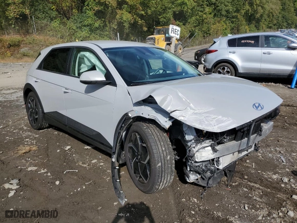 2024 Hyundai IONIQ 5 SE with VIN KM8KMDDF5RU255098, listed as a Copart auction lot 72893924 with NaN miles and Salvage Title. Bid and sale history available at carsss.com. Image 4.
