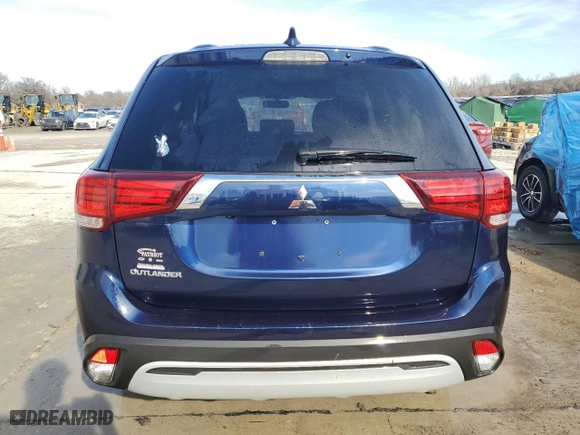 2020 Mitsubishi Outlander ES with VIN JA4AD2A36LZ017814, listed as a Copart auction lot 42406115 with 129,832 mi miles and Salvage Title. Bid and sale history available at carsss.com. Image 6.