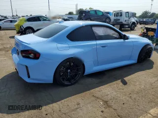 2024 BMW M2 with VIN 3MF13DM06R8E75603, listed as a Copart auction lot 70185234 with 0 mi miles and Clean Title. Bid and sale history available at carsss.com. Image 3.