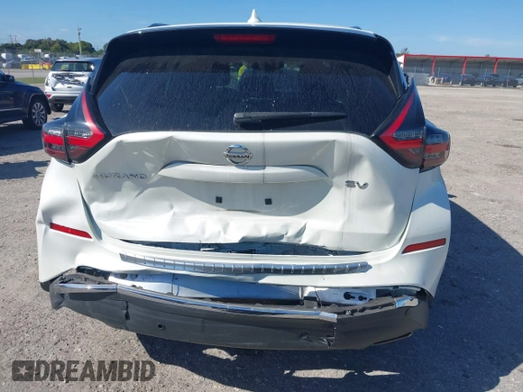 2020 Nissan Murano SV z VIN 5N1AZ2BJ3LN166270, wystawiony jako IAAI lot #41479089 z przebiegiem 28 427 mil mil oraz . Historia ofert i sprzedaży dostępna na DreamBid. Obrazek 6.